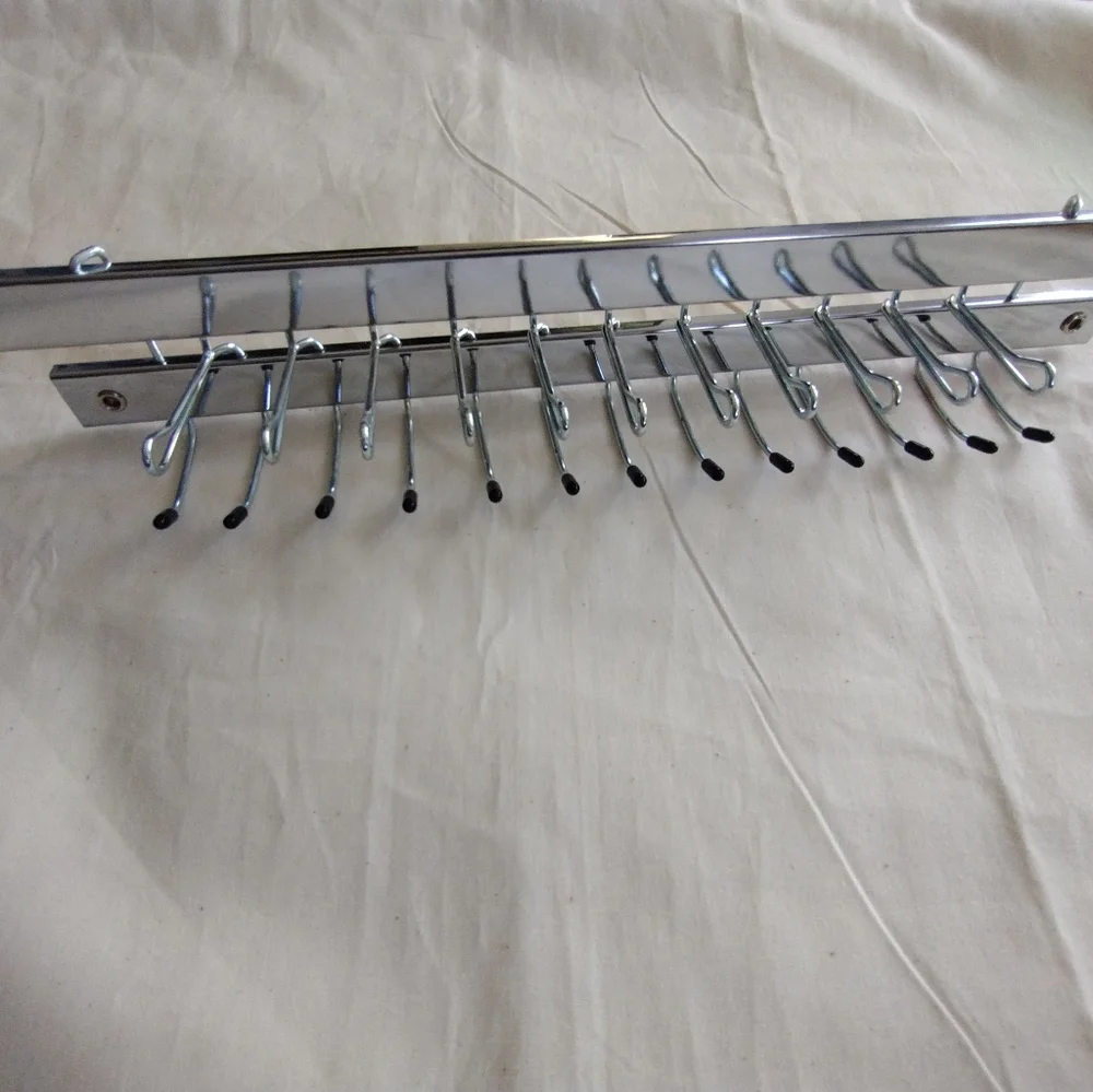 Vintage TY-Master automatic tie rack Chrome necktie holder